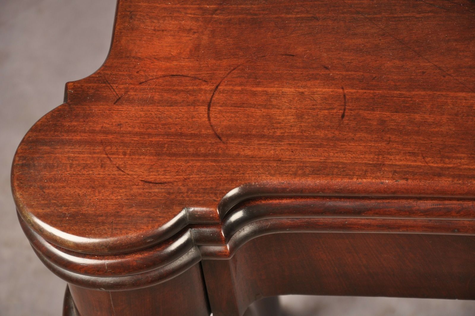 Rare 18th Century Mahogany Triple Top Card Table photo 4500.0