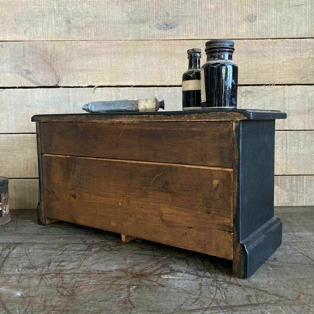 Antique Table Top Pine Drawers photo furniture