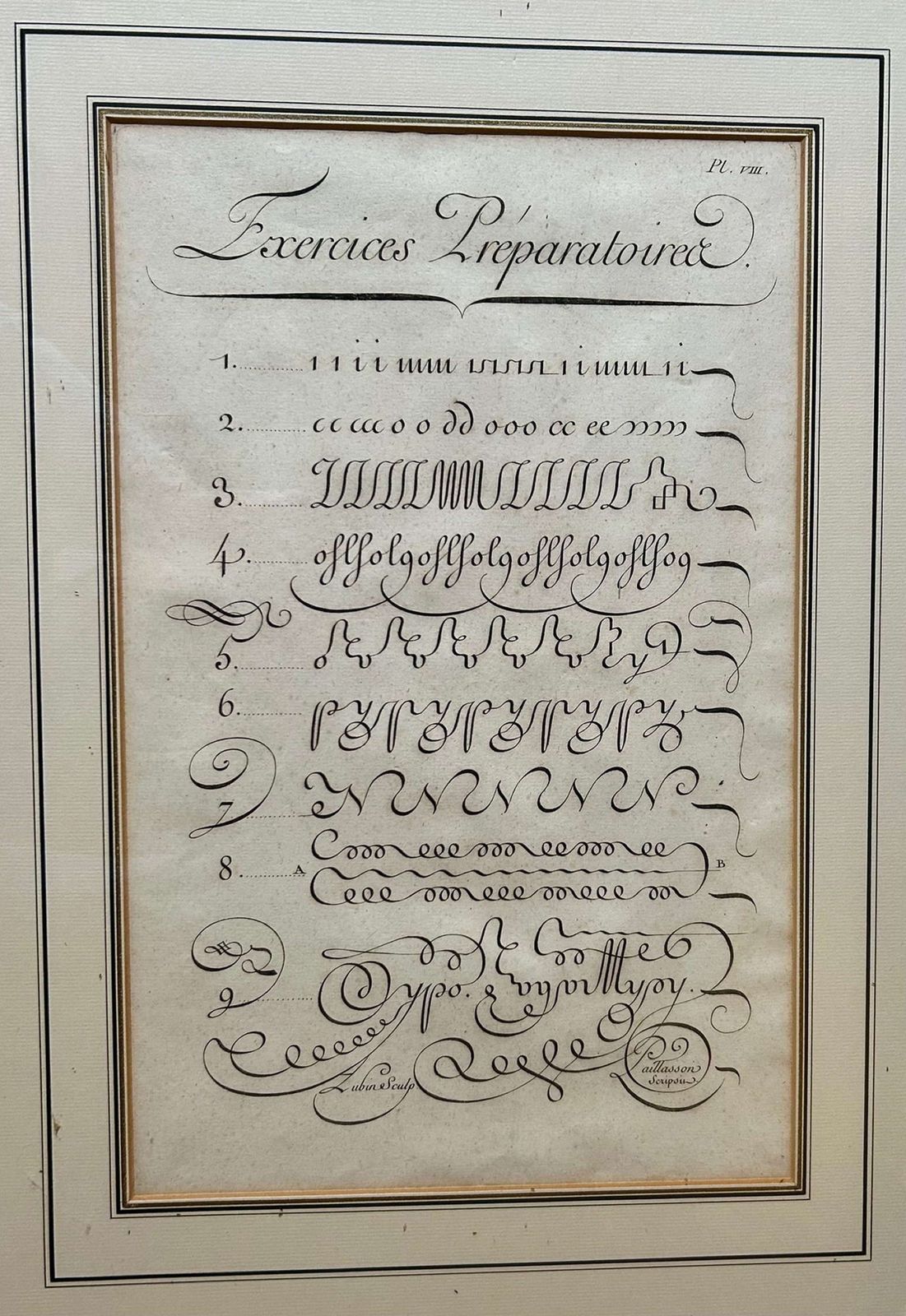 A Set Of Eight Framed Charles Paillasson’s ‘L’art D’ecrire’ Plates photo buy