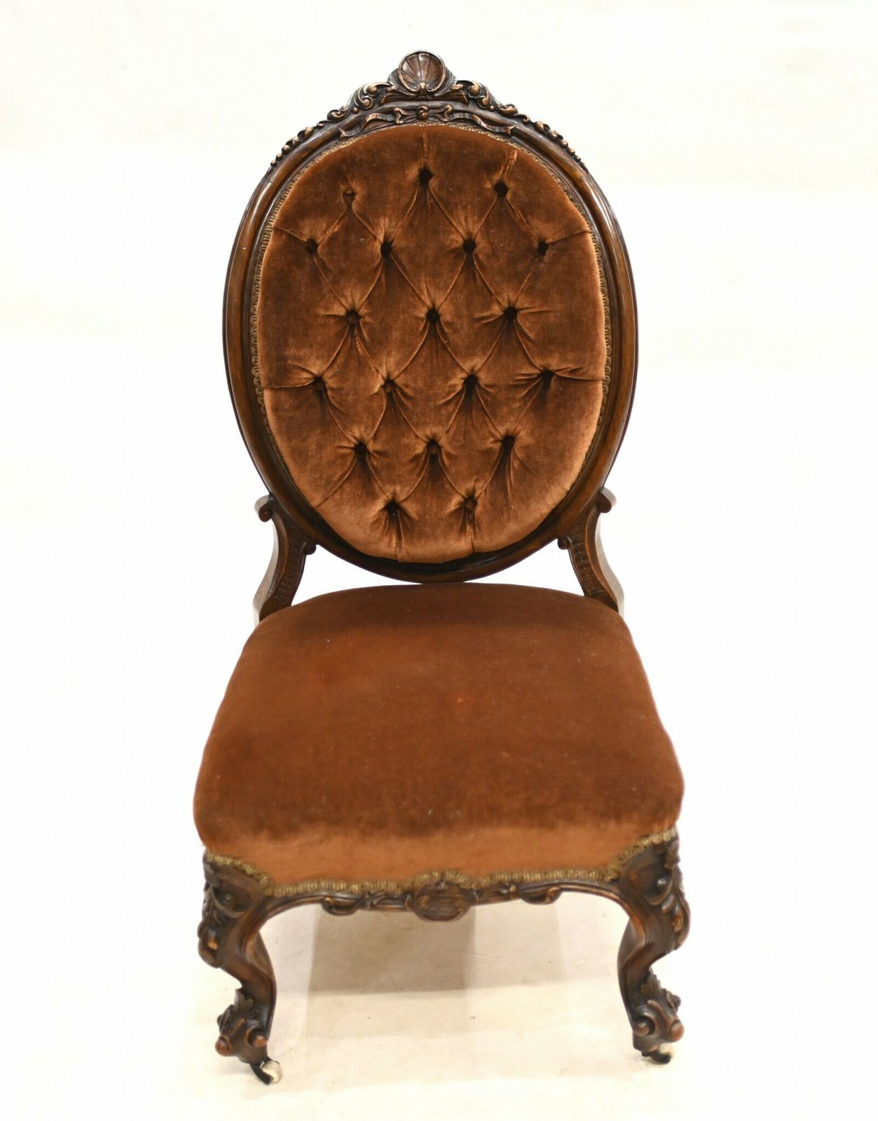 Victorian Salon Chair 1860 Nursing Seat photo Furniture