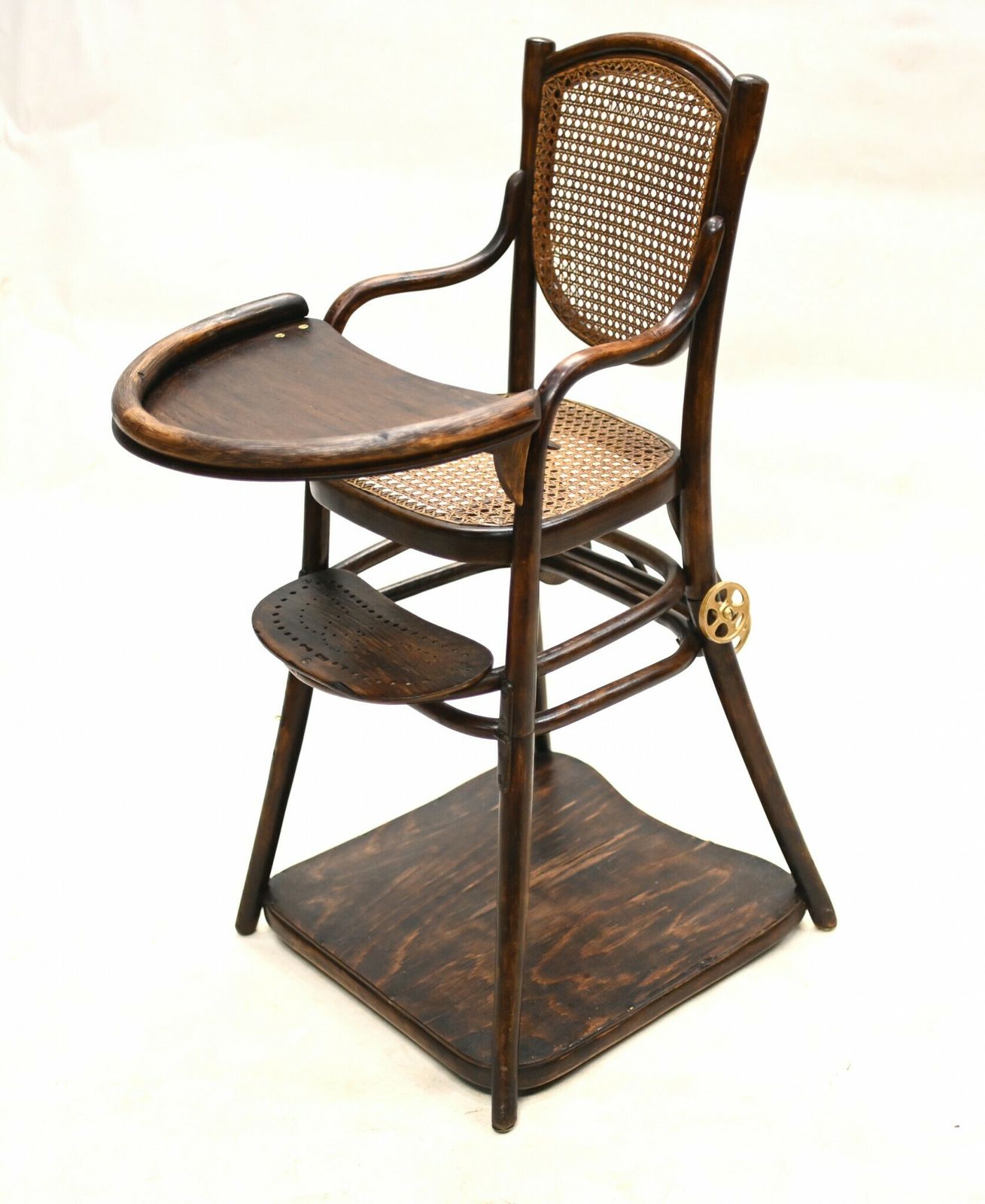 Antique High Chair Childrens Seat Arts And Crafts