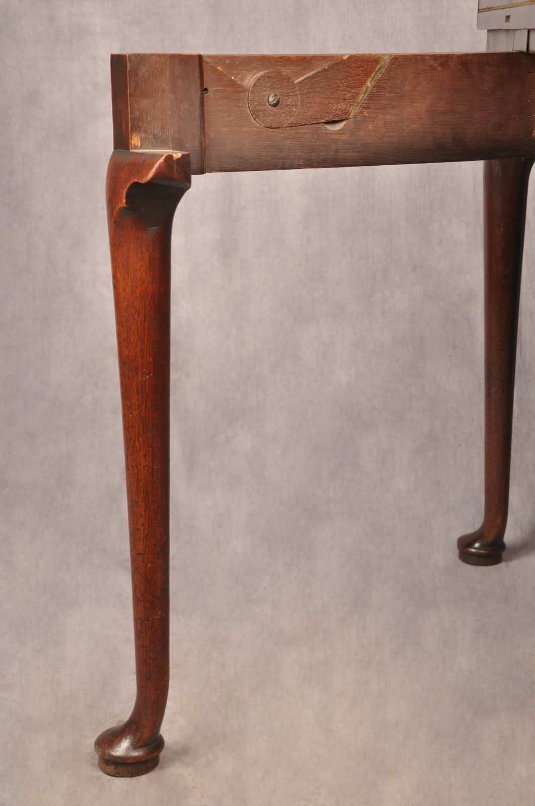 Furniture Fine 18th Century Mahogany Triple Top Card Table photo