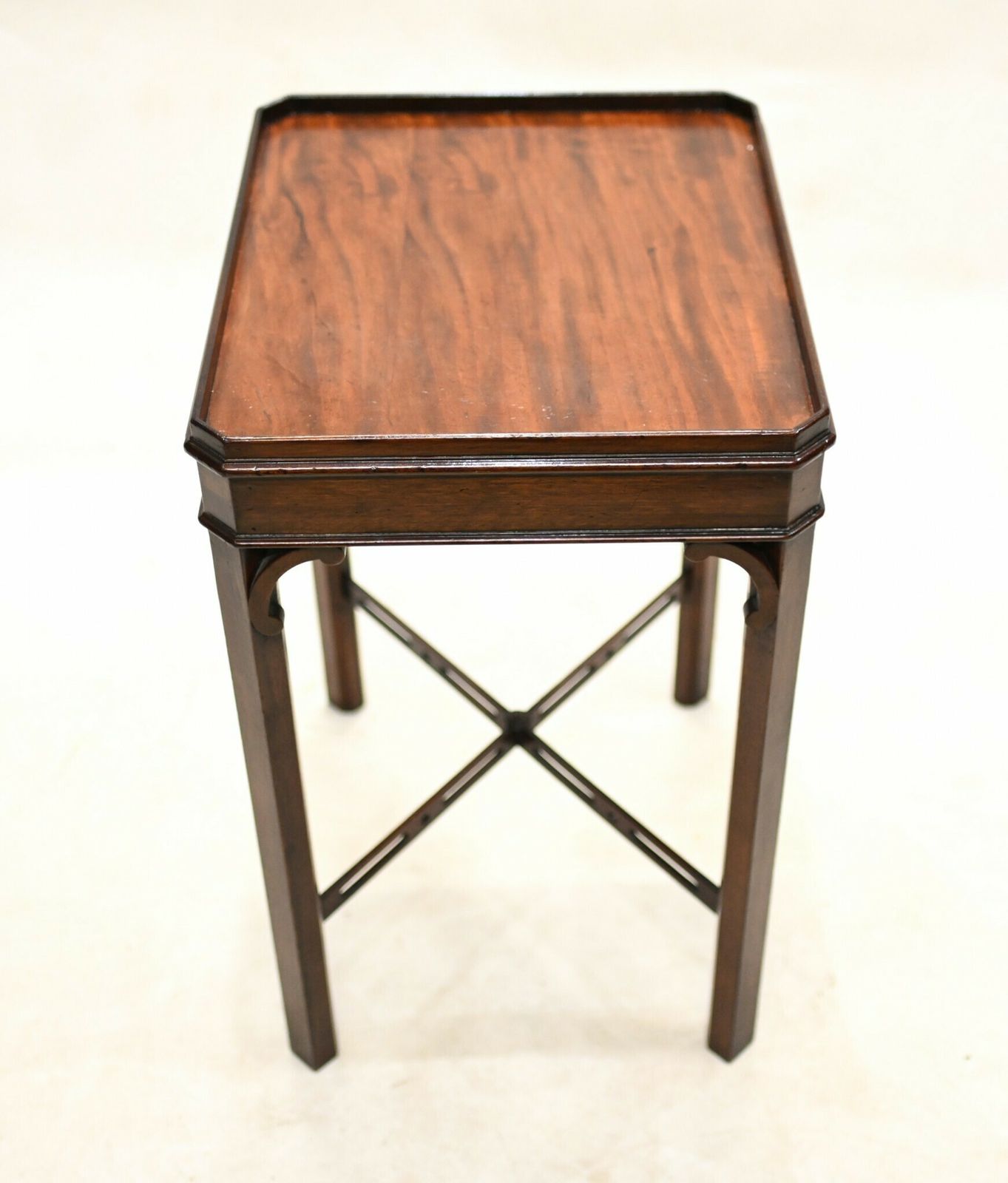 Victorian Side Table Mahogany End Tables photo vintage