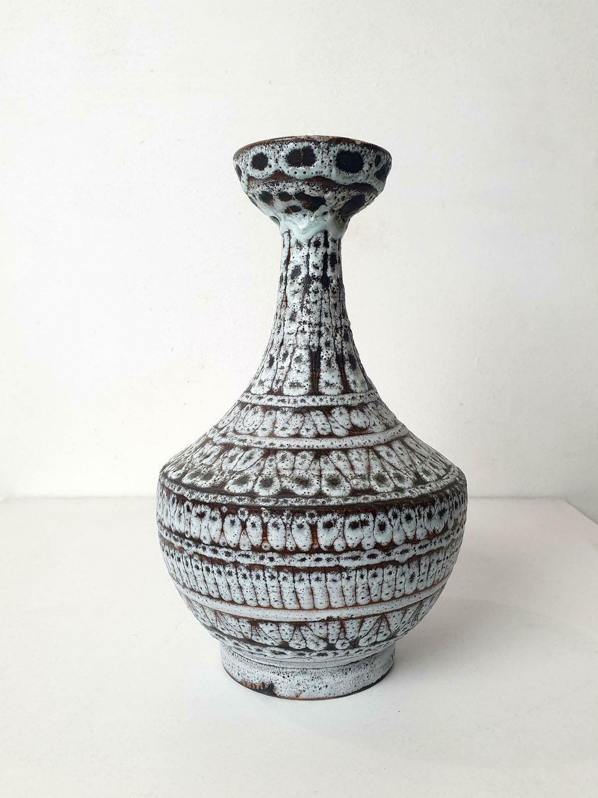 Mid Century Studio Ceramic Vase Italy photo furniture