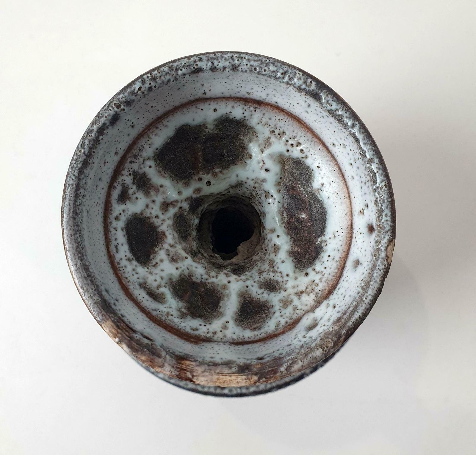 Mid Century Studio Ceramic Vase Italy photo vinterior