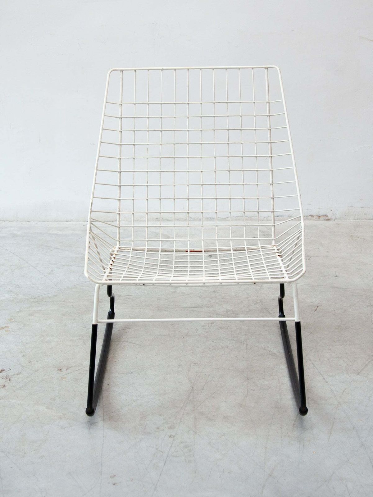 "Flamingo" Set Of Two Cees Braakman For Pastoe Rocking Chairs, 1950s photo furniture