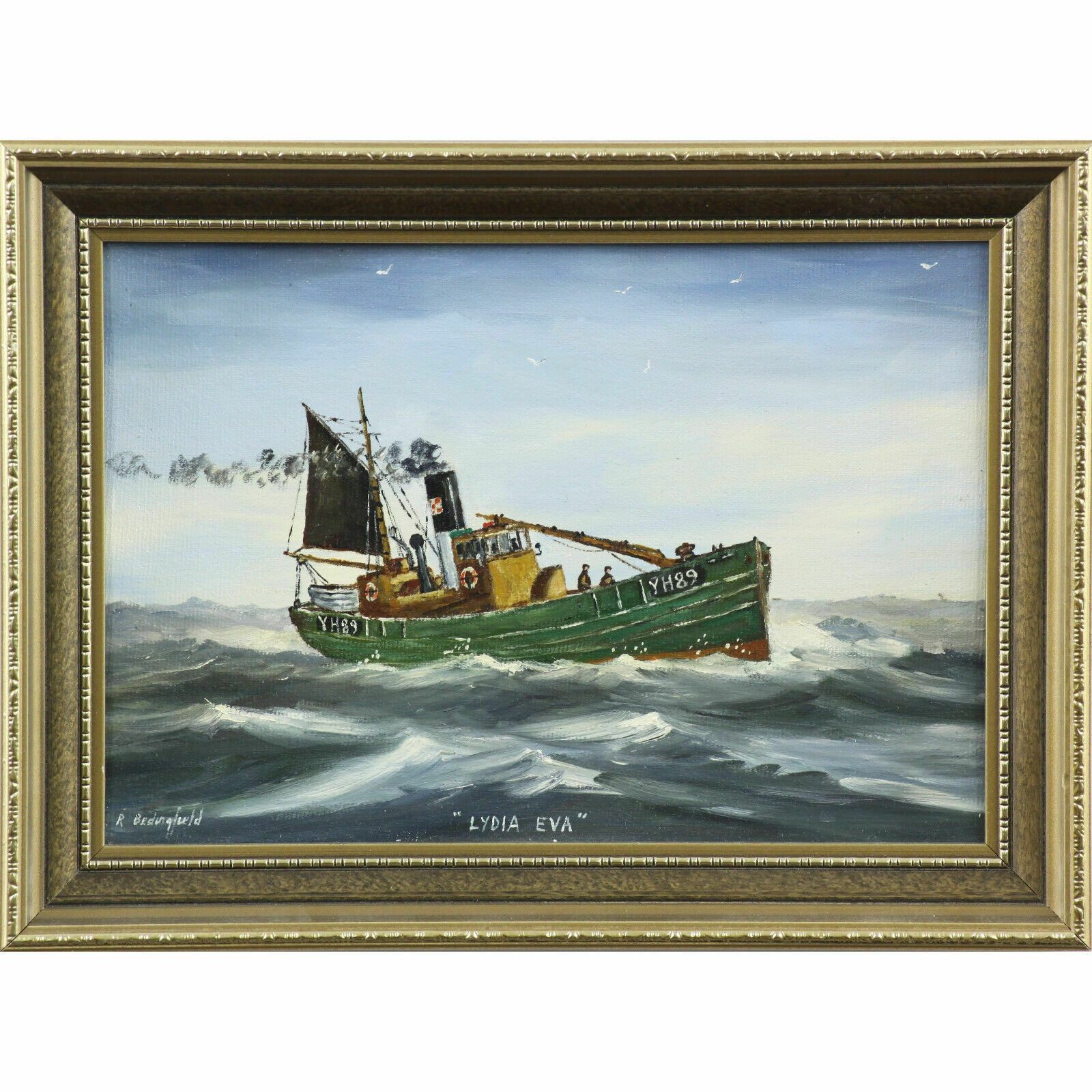 Oil On Board By Roger Bedingfield. Titled "Lydia Eva"