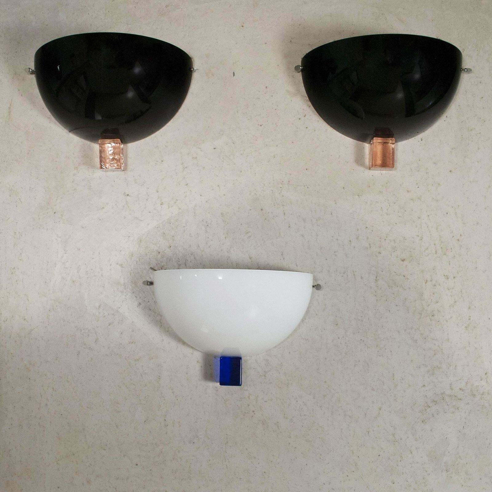 Venini Set Of Two Of Eight Wall Lamps, Victor Model 80's photo 866.0