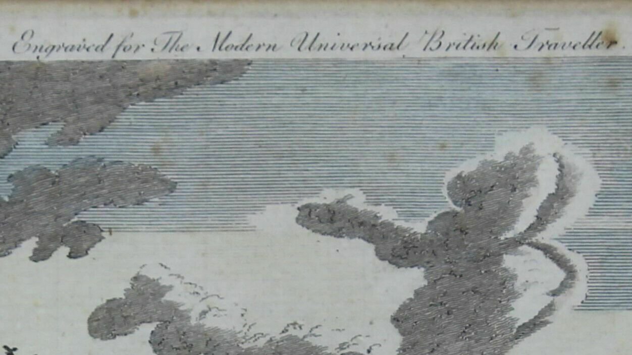 Hand Coloured Engraving Titled "View Of Richmond From The River" photo for sale