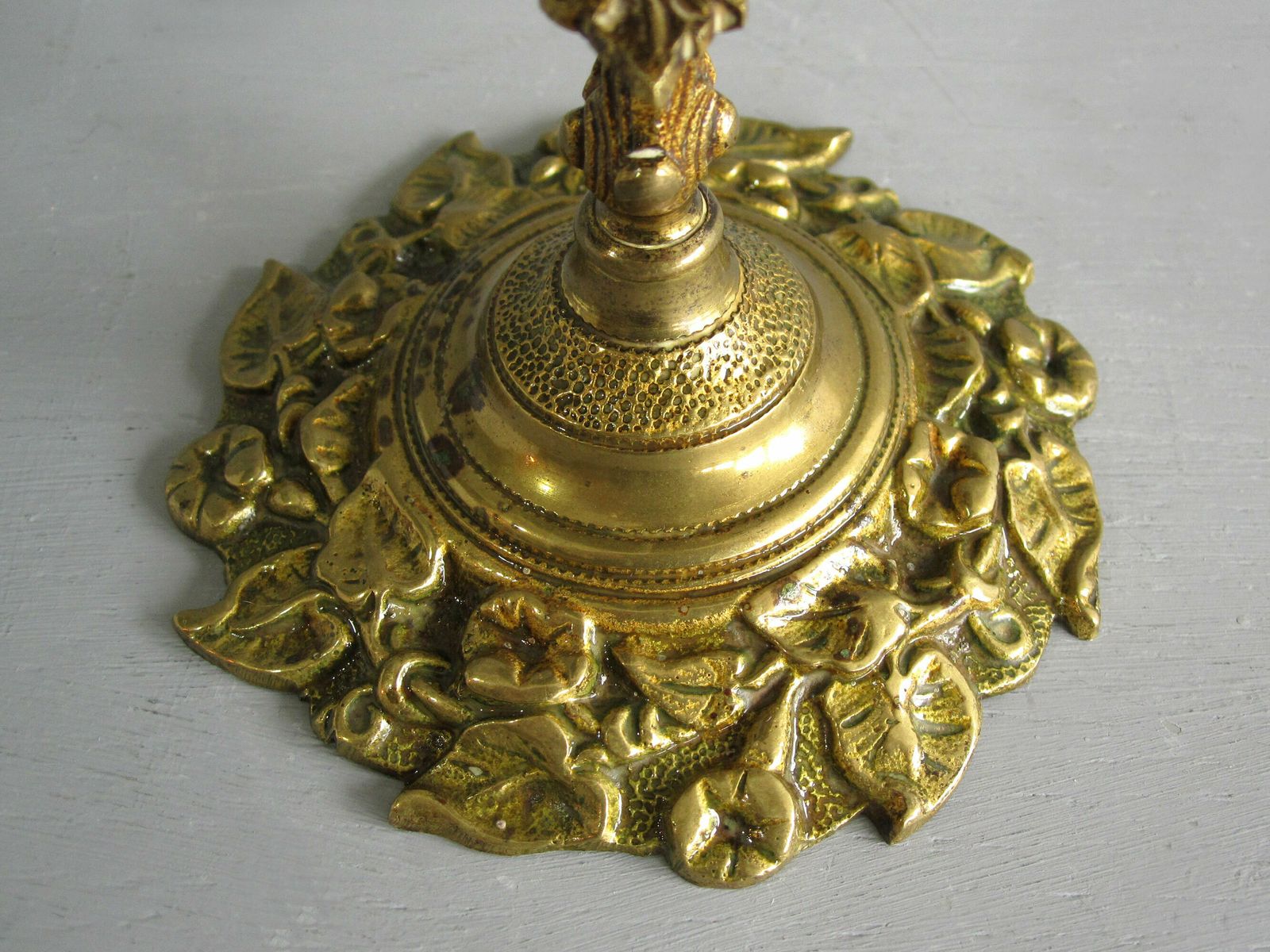 Bronze And Brass Twist Top Service Desk Bell photo Home Decor