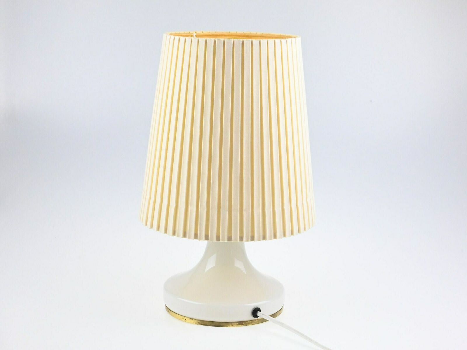 Glass Lamp, Desk Lamp, Mid Century Lamp, Table Lamp, Bedside Lamp, Mid Century Light, Modern Lamp, Vintage Light, Vintage Lighting photo 210.0
