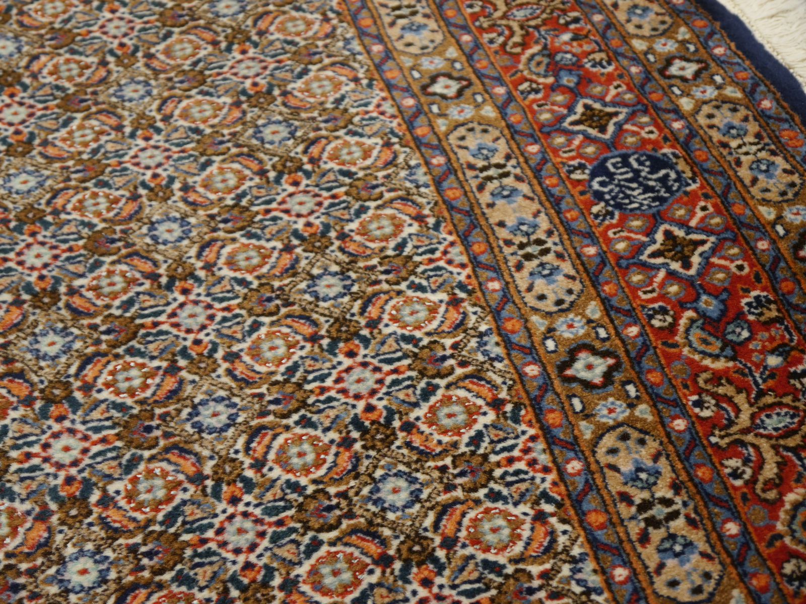 Amini Birdjand Rug 8.2 X 5.1 Ft / 250 X 155 Cm photo vintage
