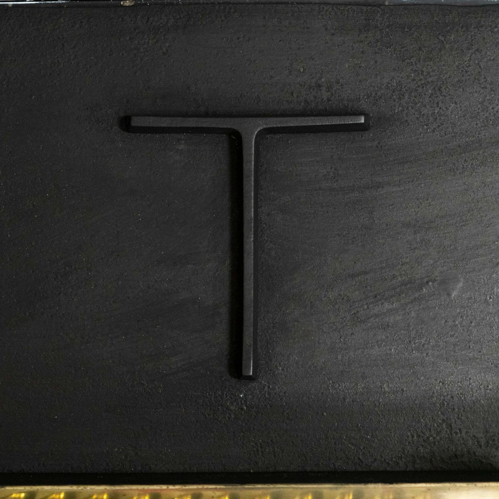 Antique Victorian Brass Fireplace Fender photo for sale