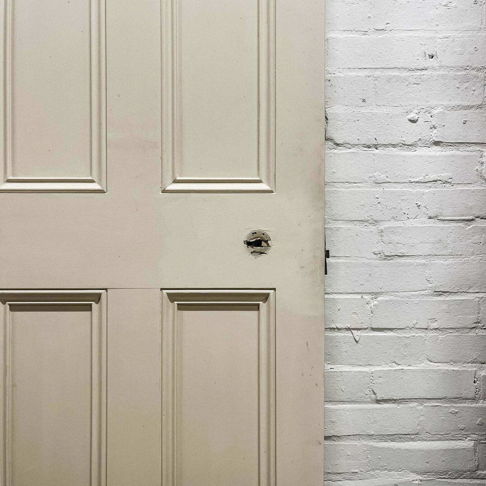 Victorian 4 Panel Antique Door   203cm X 73cm photo vinterior