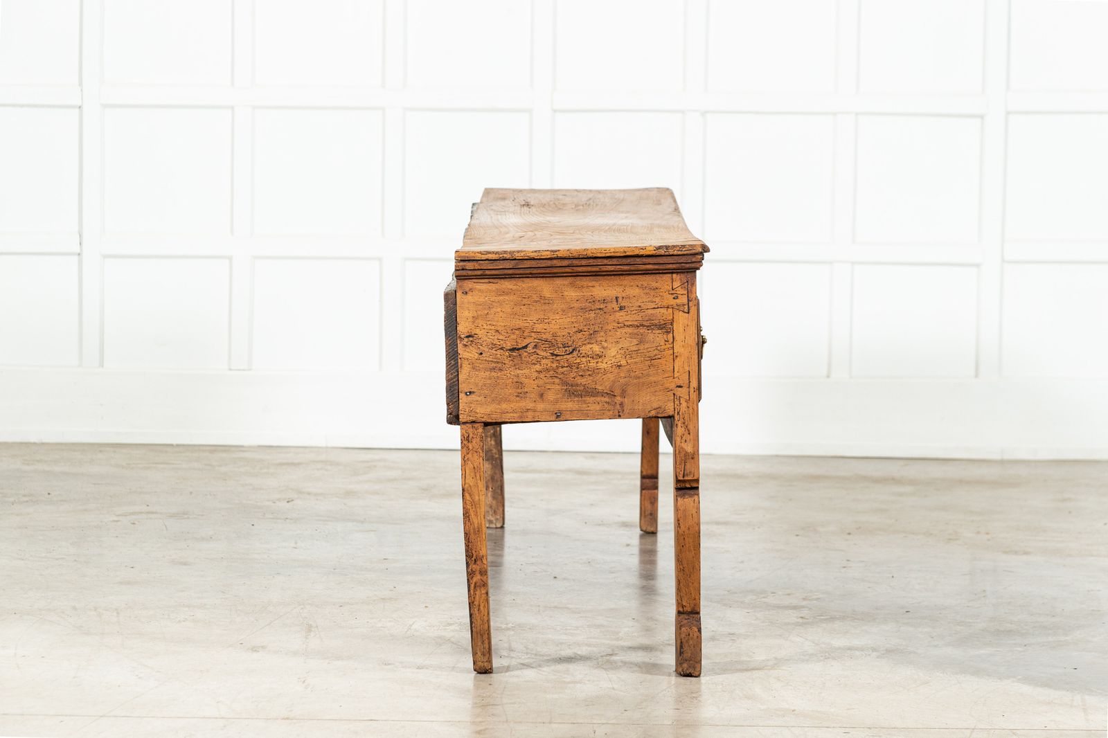 photo furniture Large English 18thc Vernacular Elm Dresser Base