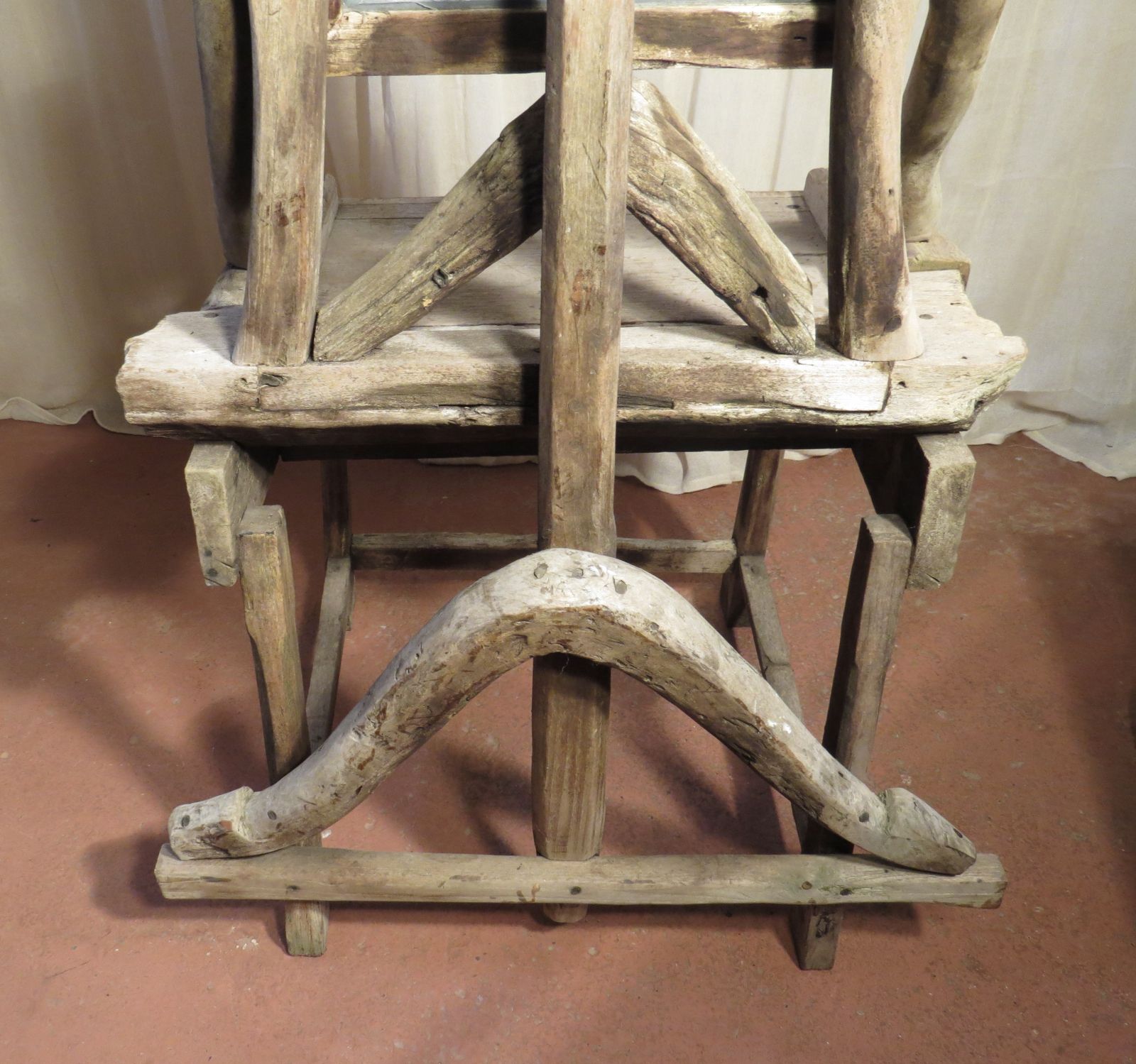 Rustic Tree Branch Table, Late 20th Century. photo vintage