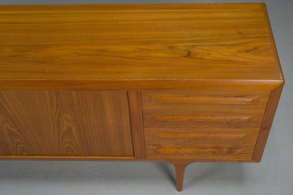 Teak Sideboard By Ib Kofod Larsen For Faarup Møbelfabrik, 1960s photo Furniture