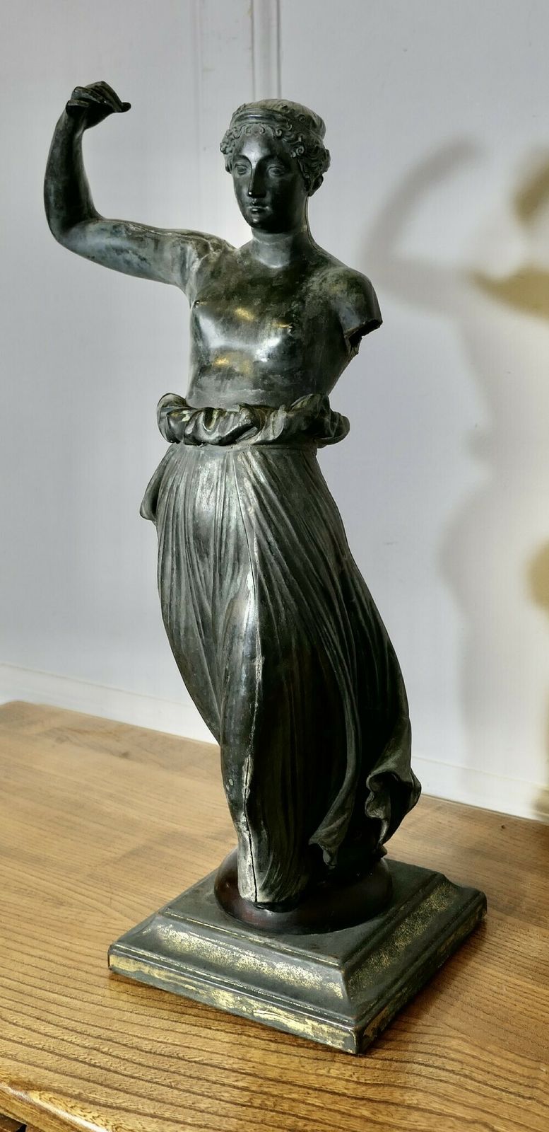 Neo Classical Bronze Statue Of Hebe The Greek Goddess Of Youth photo furniture