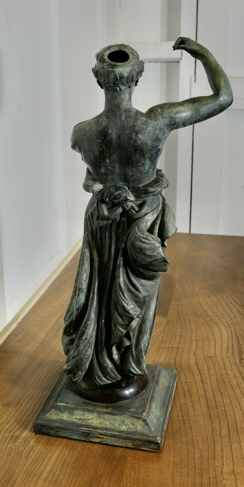 Neo Classical Bronze Statue Of Hebe The Greek Goddess Of Youth photo Art