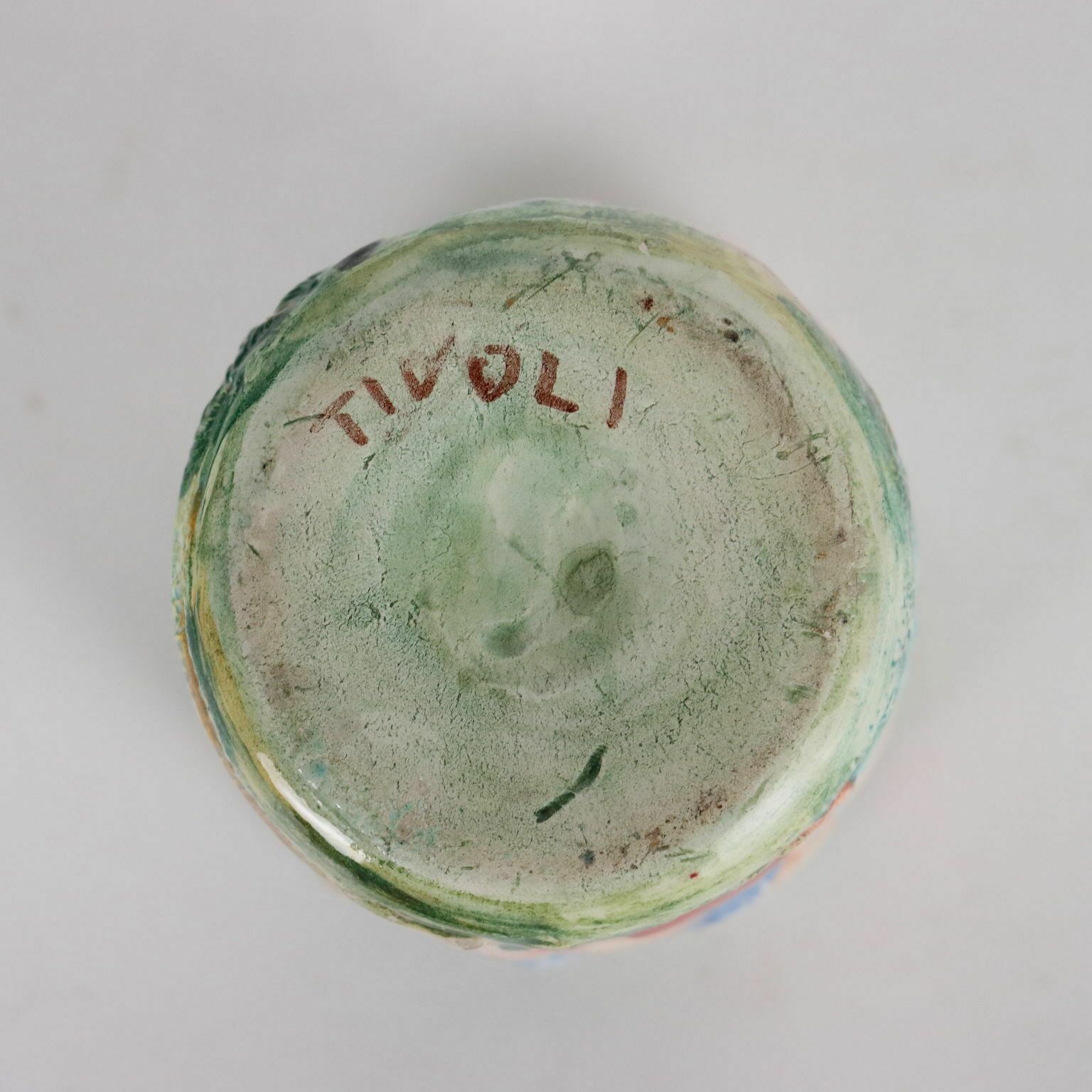 Antique Vase Majolica From Tivoli Italy XX Century photo buy