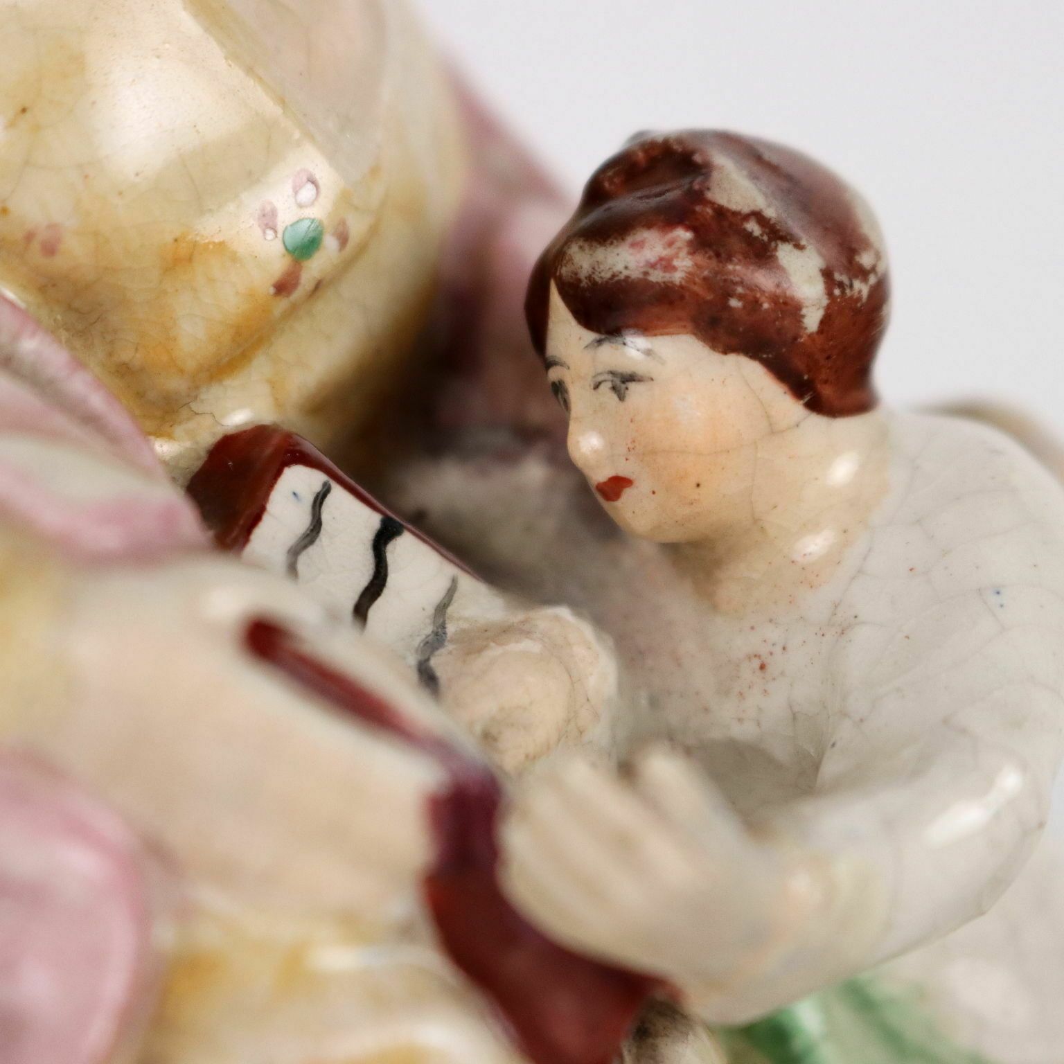 Antique Sculpture Staffordshire Porcelain England 1860 1880 photo Art