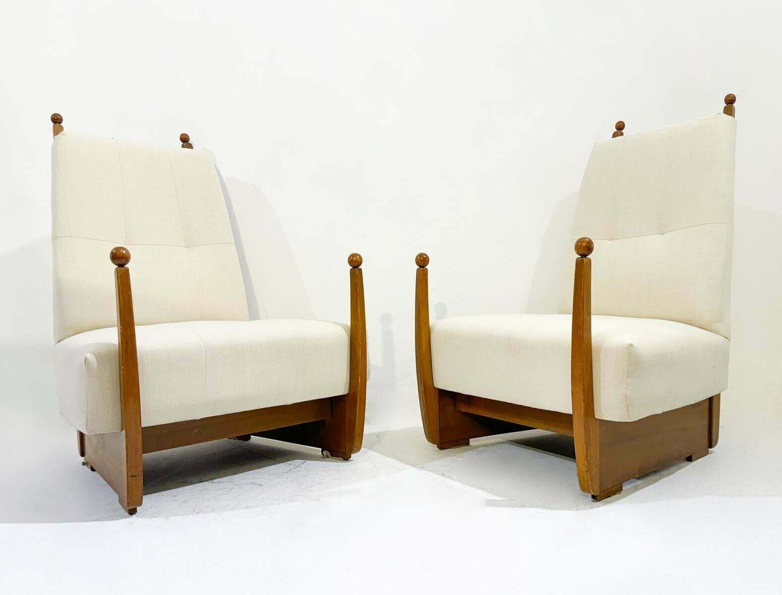 Mid Century Modern Pair Of Hungarian Armchair, 1960s  New Upholstery photo furniture