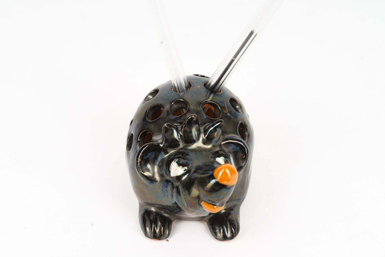 Ceramic Hedgehog Pencil Holder By Wittmann Vienna Around 1960s photo Home Decor