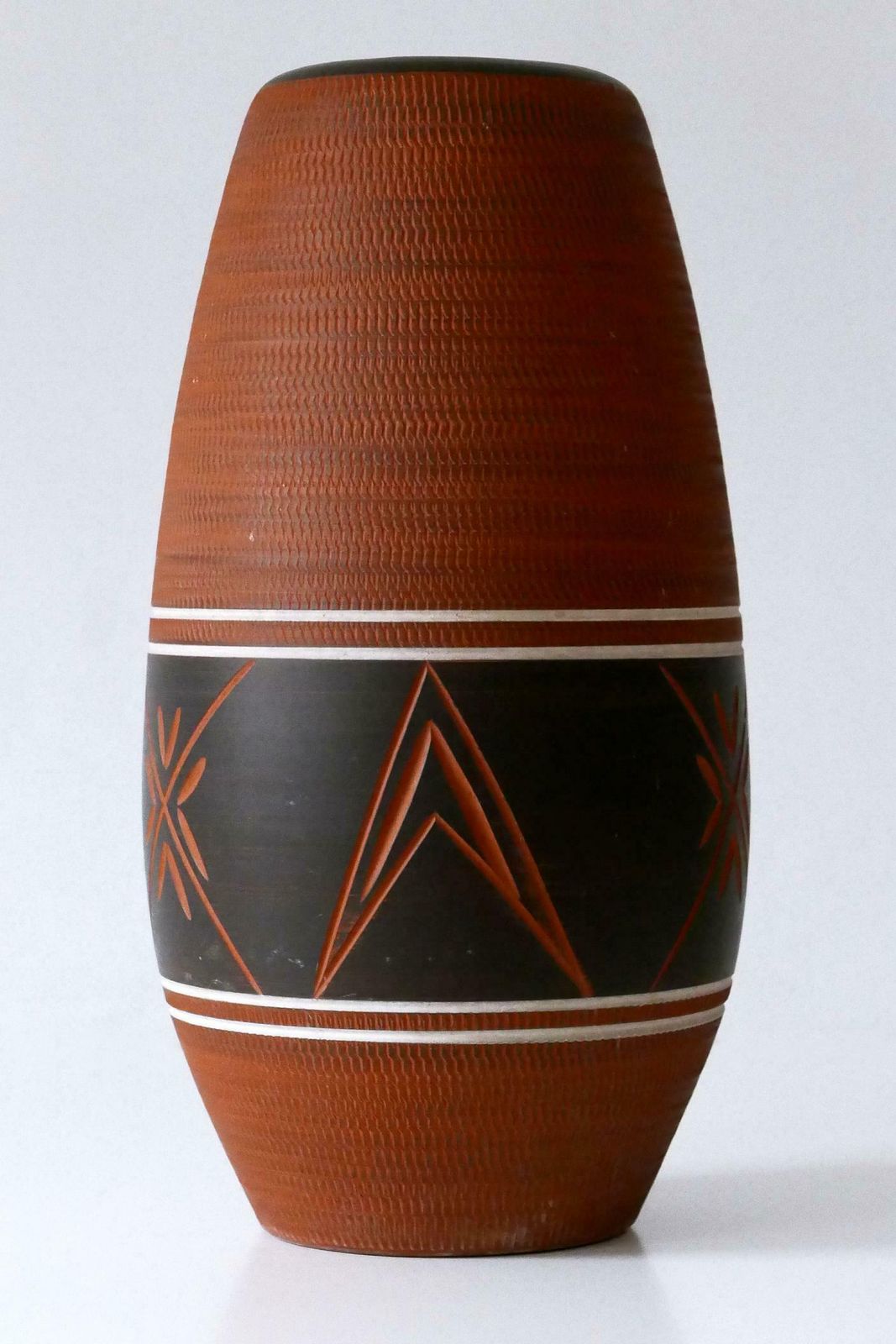 Home Decor Rare, Large And Elegant Mid Century Modern Ceramic Floor Vase Germany 1960s photo
