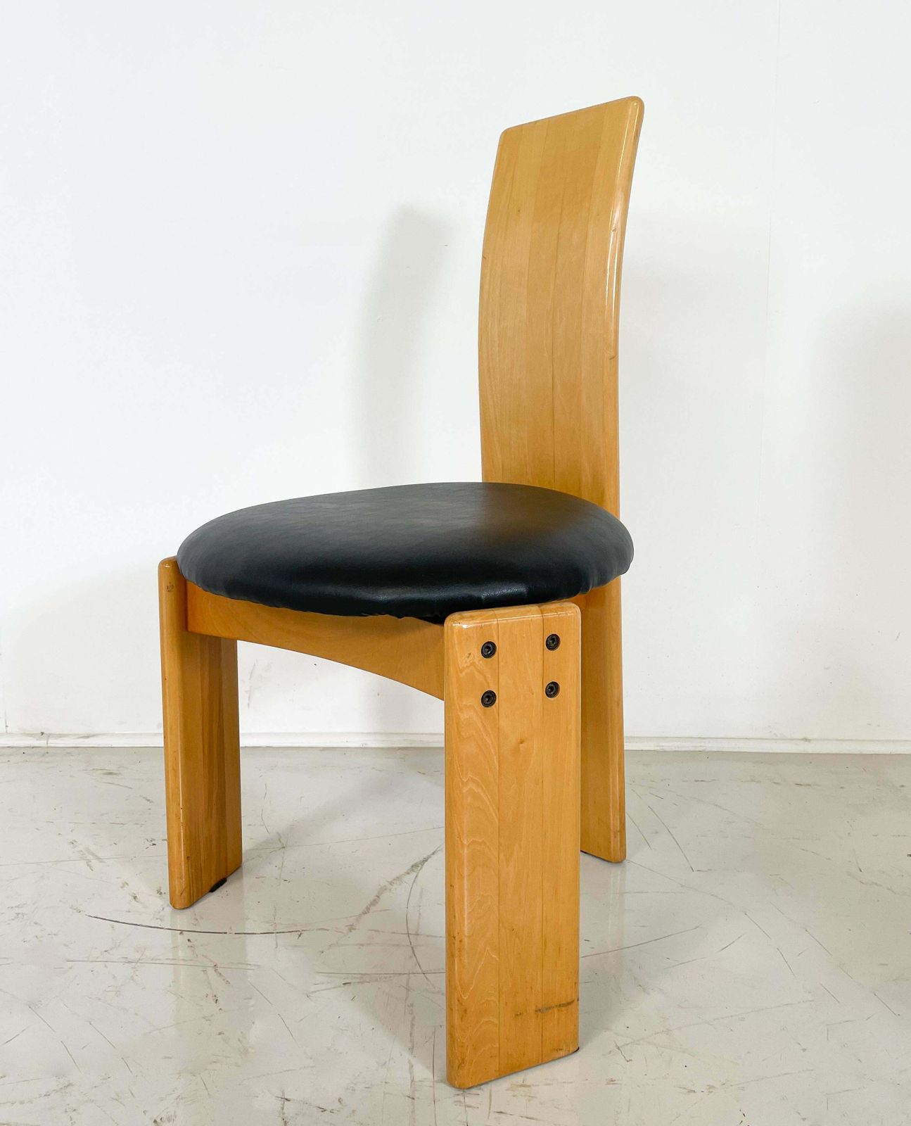 Set Of 6 Dining Chairs By Mario Marenco For Mobil Girgi, Italy, 1970s photo buy