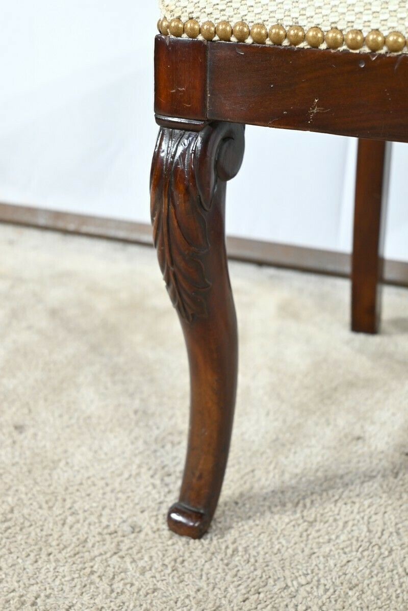 photo vintage Suite Of 5 Cuban Mahogany Chairs, Restoration Period – Early 19th Century