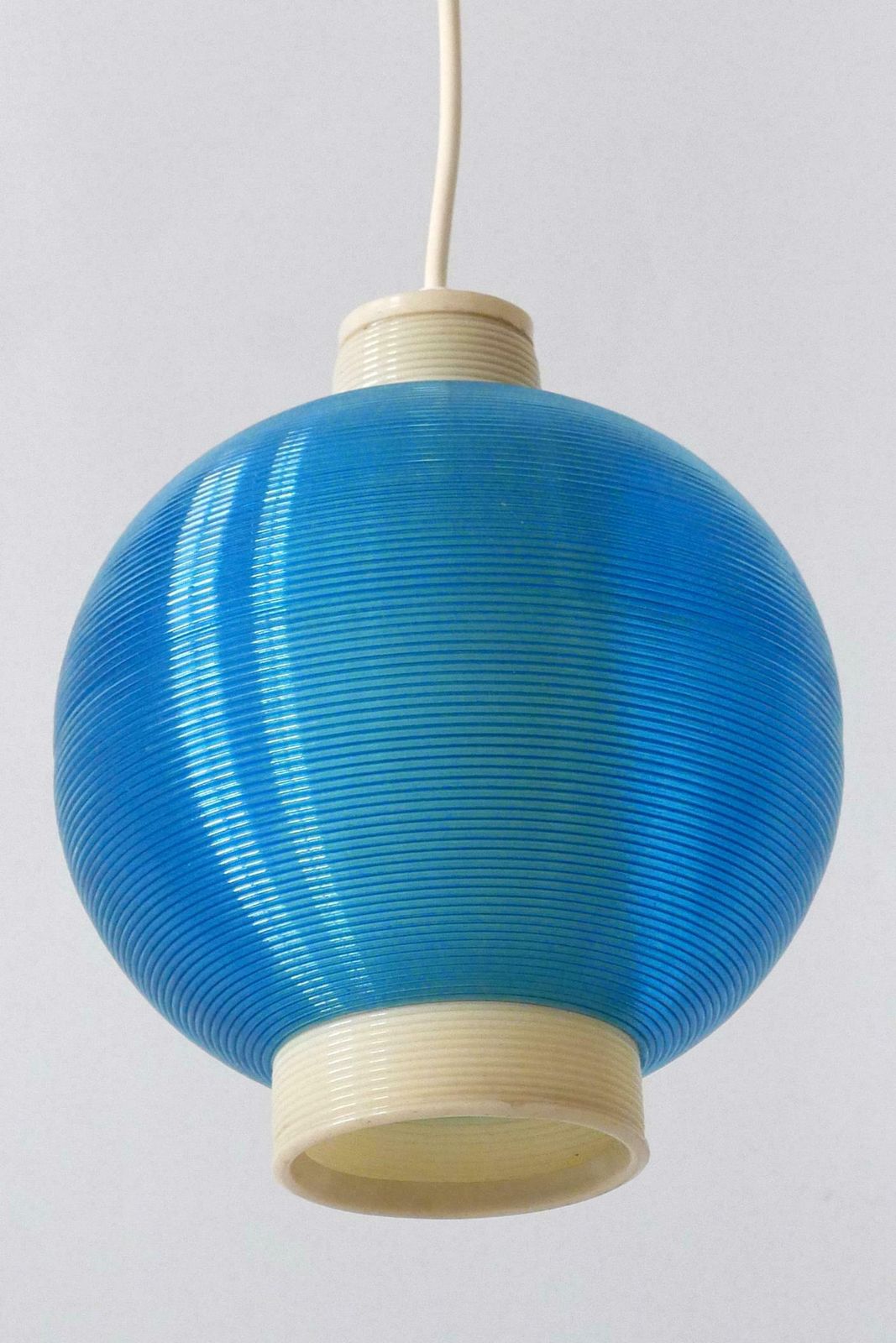 photo vintage Rare Mid Century Modern Rotaflex Pendant Lamp By Yasha Heifetz USA 1960s