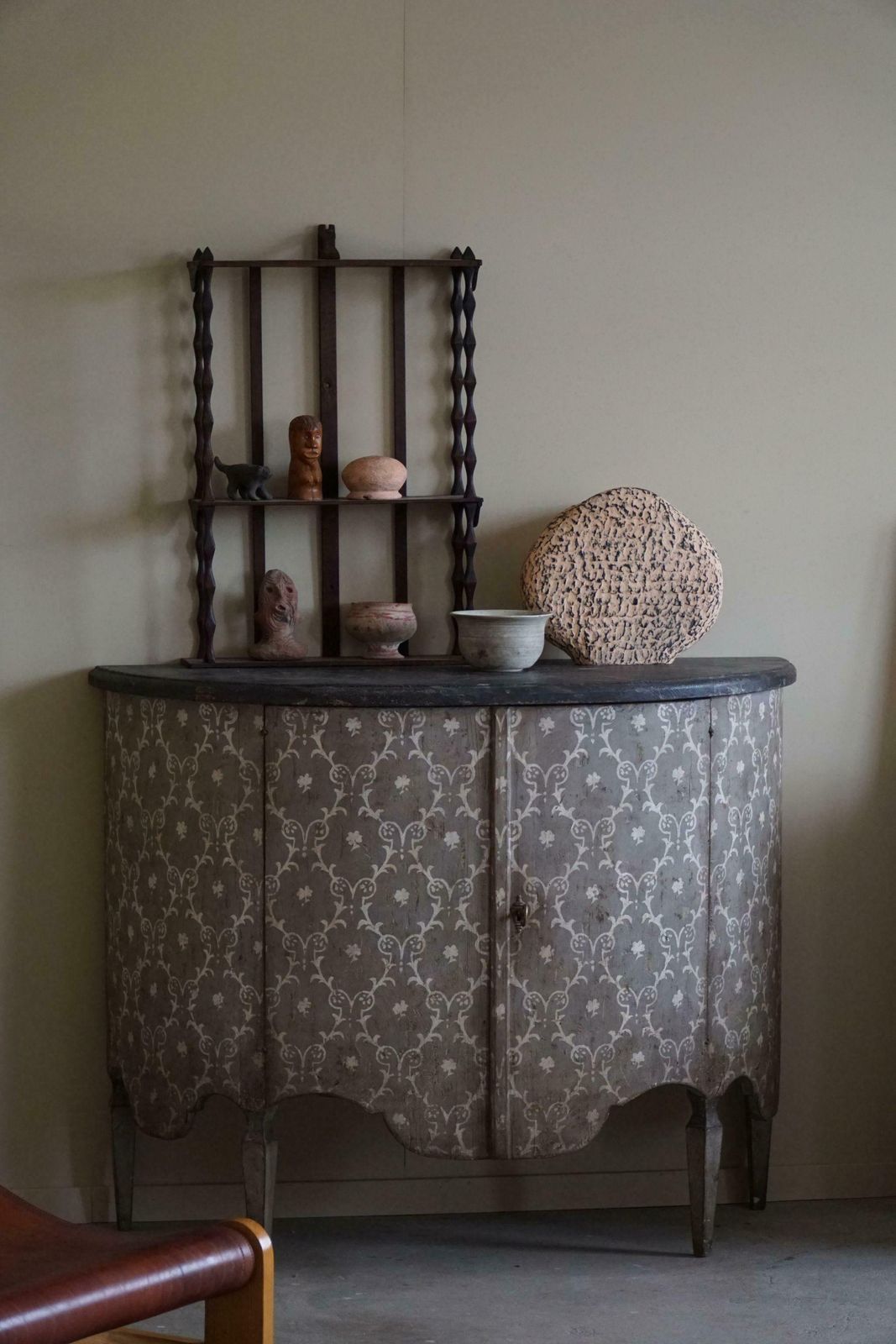 19th Century Antique Painted Pine Cabinet, Italian Cabinetmaker, Made In Tuscany photo furniture
