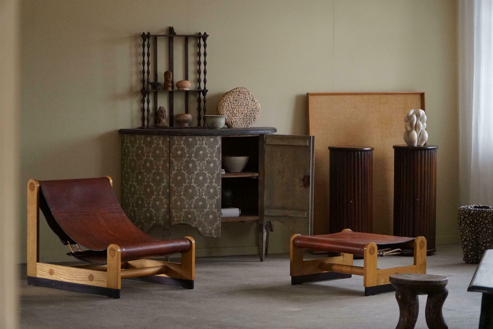 19th Century Antique Painted Pine Cabinet, Italian Cabinetmaker, Made In Tuscany photo for sale