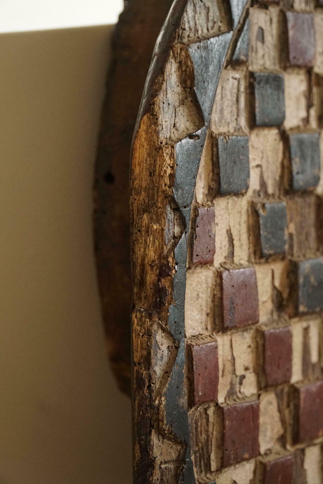 Large African Wooden Baule Kple Kple Tribal Mask, Ivory Coast, Mid 20th Century photo for sale