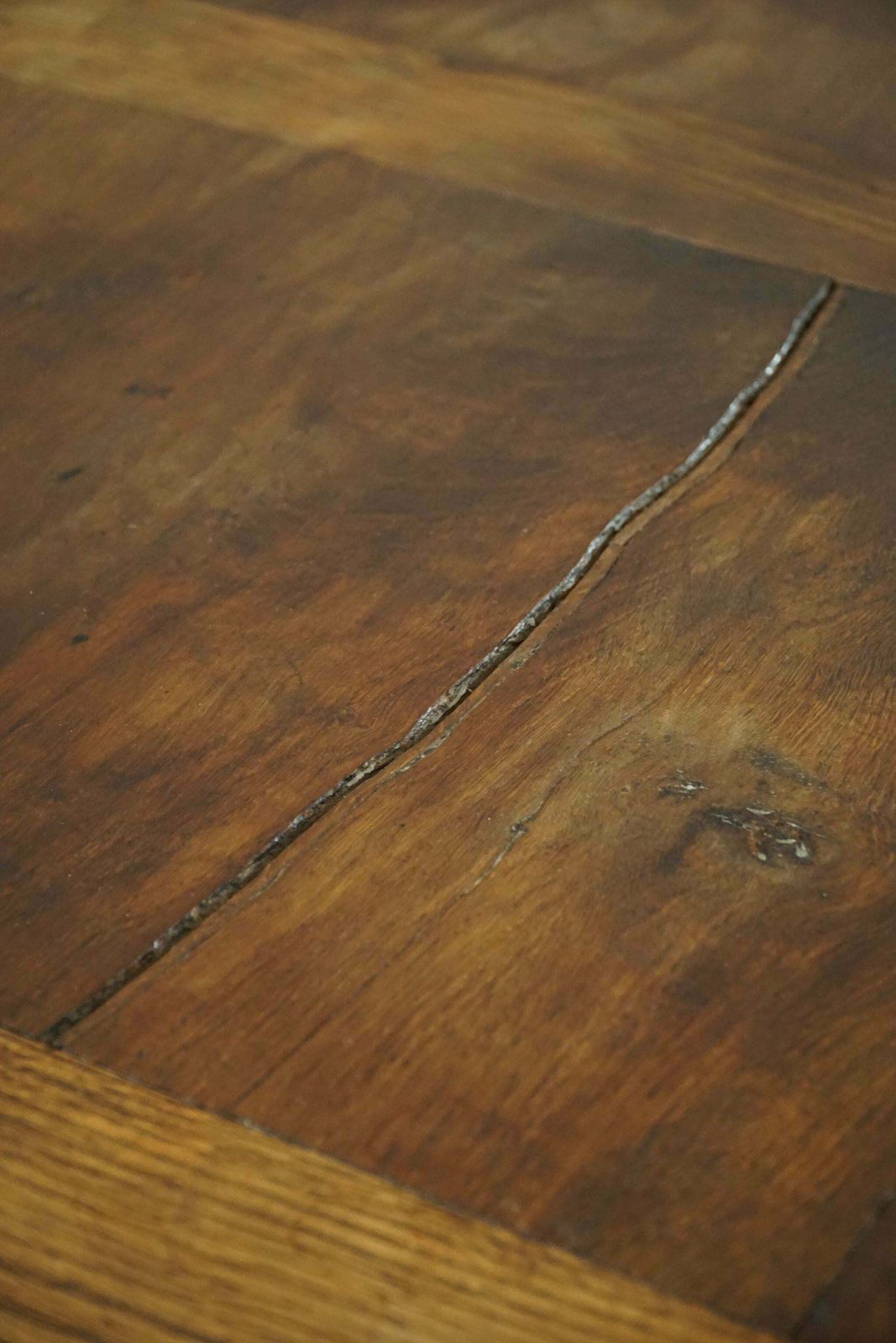 photo for sale Antique Baroque Dining / Desk Table In Oak, Danish Cabinetmaker, 19th Century