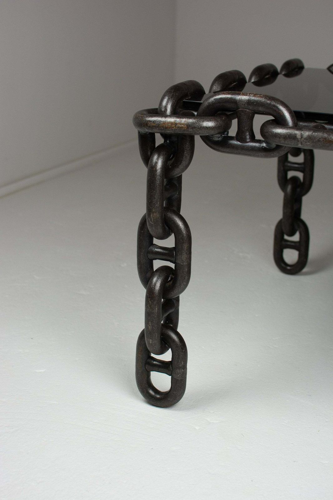 Industrial Chain Link Coffee Table, Belgium, 1970's Brutalist In The Manner Of Franz West photo buy