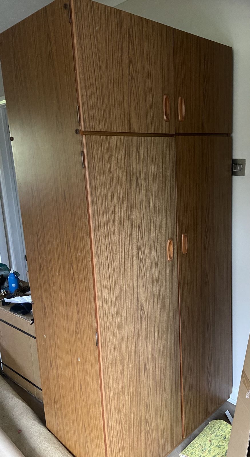 Mid Century Vintage Teak Schreiber Wardrobe Pair (Matching 2) photo buy