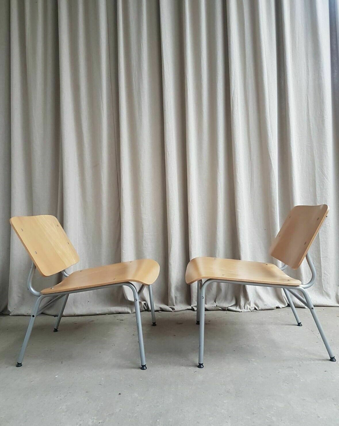 Vtg Late Mid Century Pair Of Ikea Lounge Chairs Scandi By Jonas Karlsson R432 photo Furniture