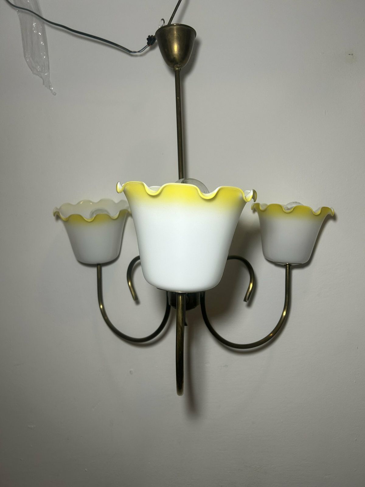 Mid Century Ceiling Lamp / Pendant Light / 1950s /Retro Ceiling Lamp/Hanging Lamp/ Vintage Light/ Vintage Home Decor/Mcm Lamp photo furniture