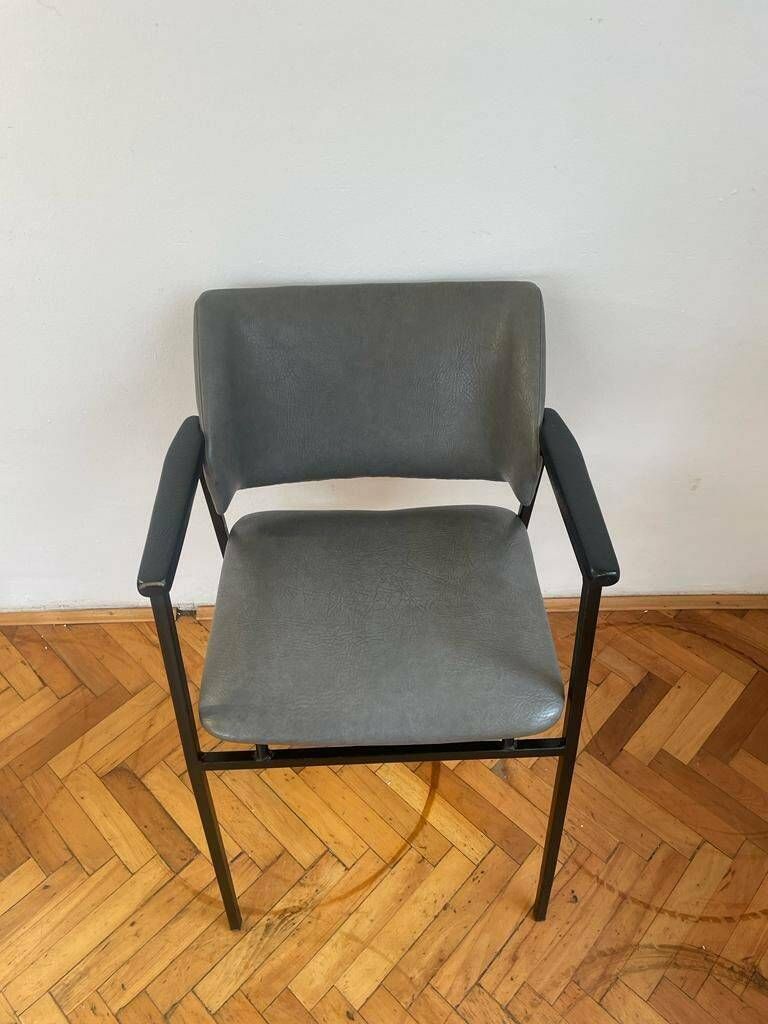 Vintage Lounge Armchair / Bar Stool / Mid Century Modern Easy Chair / Black / Armchair /Black Furniture / Stol Kamnik / Yugoslavia / '60s. photo for sale