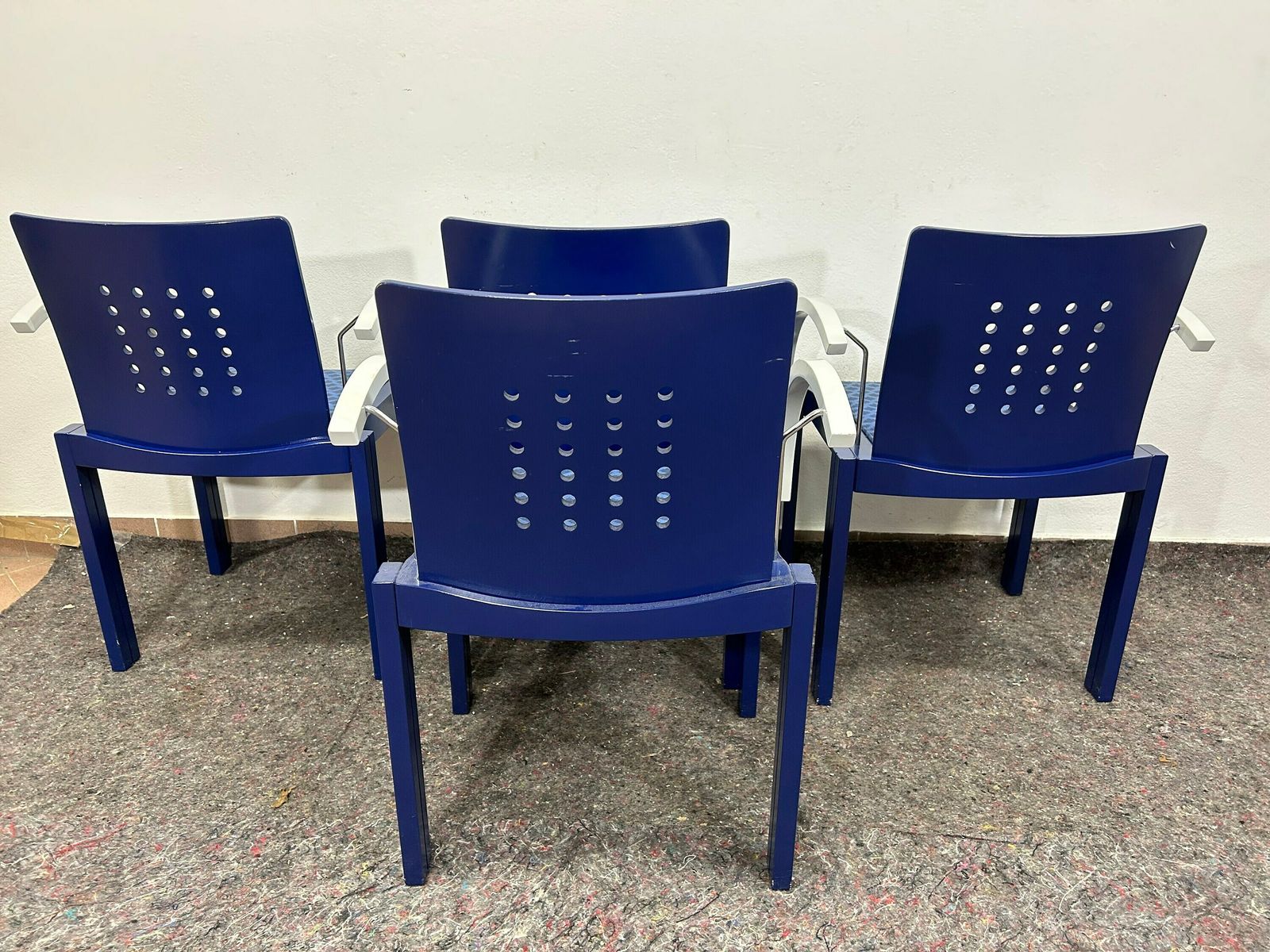 1 Of 4 Postmodern Thonet Chairs / 90s / Dining Chairs / Postmodern Design / Memphis Furniture / M.Thonet / Postmodern Furniture / Rare photo buy
