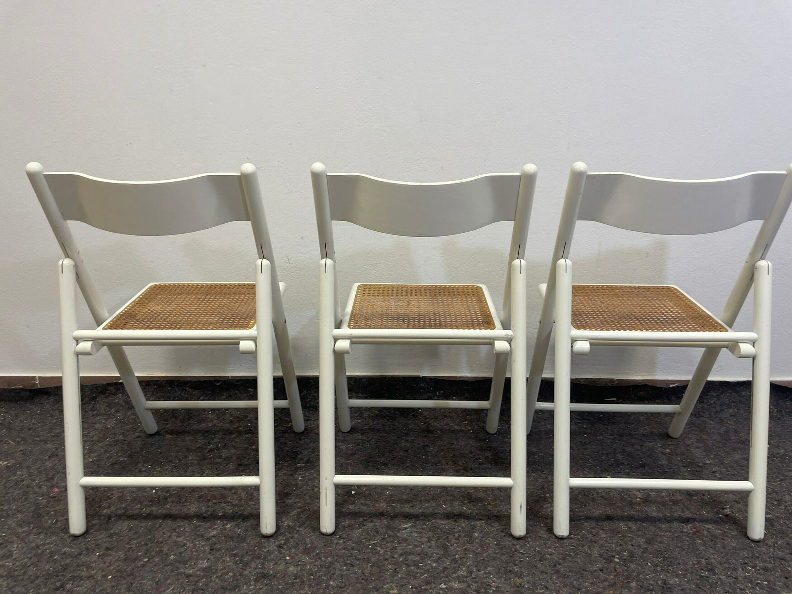 Dining Chairs / Cane Dining Chair / Boho Style / Folding Chairs / Vintage Italian Chairs / Vintage Furniture / Retro Chairs / Minimalist photo Furniture