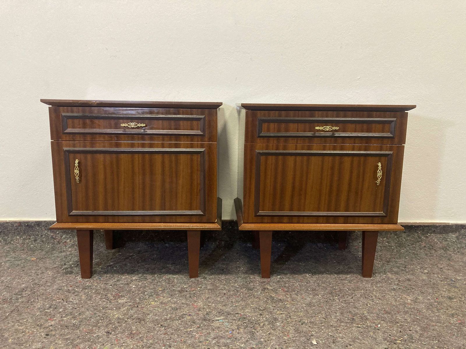 Nightstand / Mid Century / Retro Bedside Table/ Storage Table / Wooden Nightstand/ 60s / Yugoslavia / Vintage Furniture , Minimalist