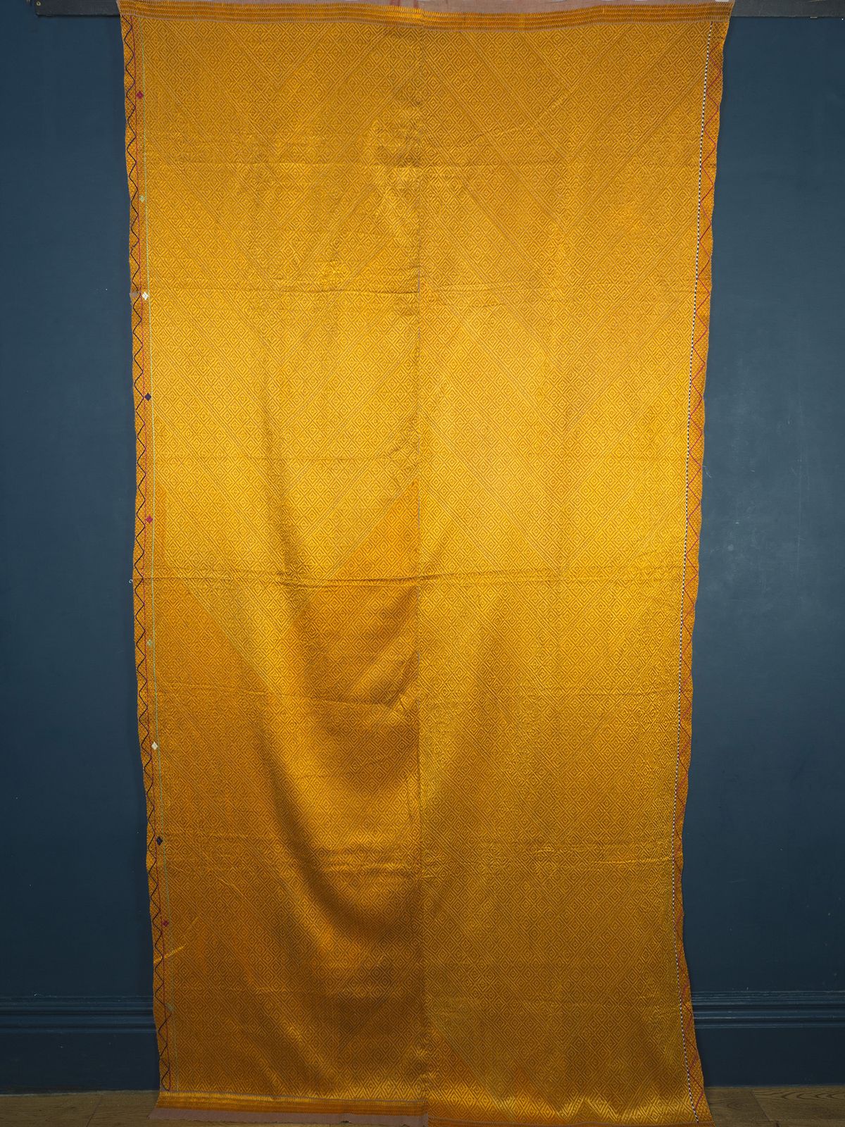 Gold Vari Da Bagh Phulkari Early 20th Century photo furniture
