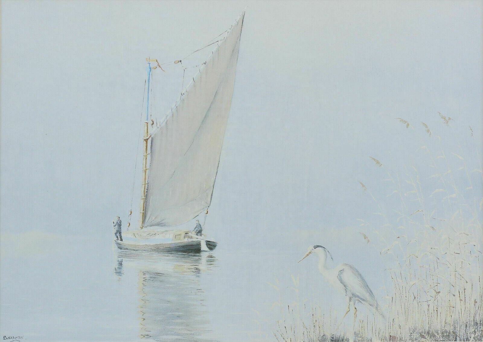 3 Prints Of Norfolk Wherries By Peter Bearman. photo vinterior