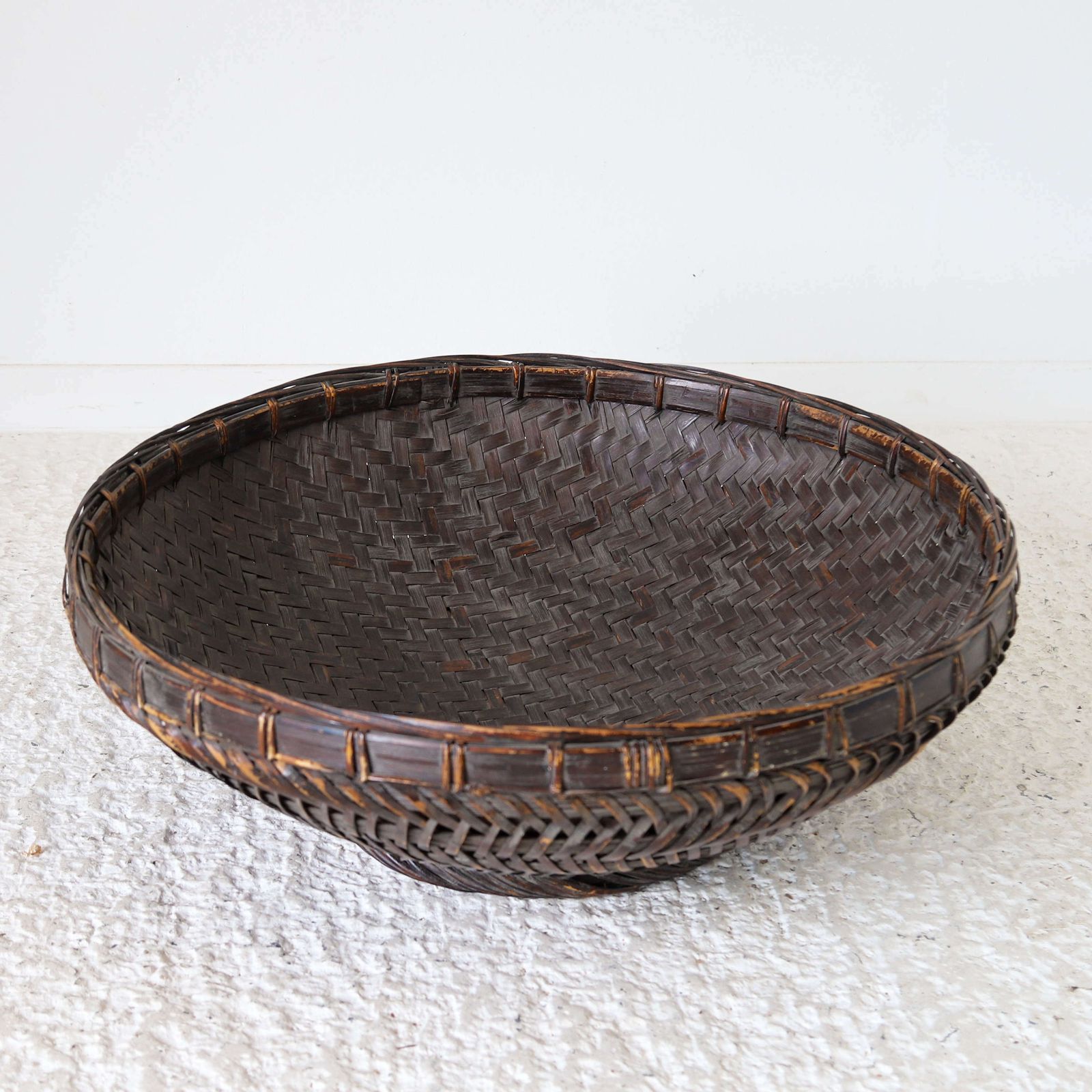Early 20th Century Rice Drying Bowl   1 Of 3 Items Held In Stock