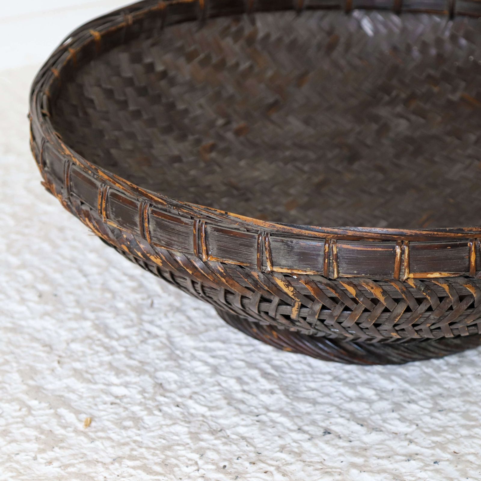 Early 20th Century Rice Drying Bowl   1 Of 3 Items Held In Stock photo for sale