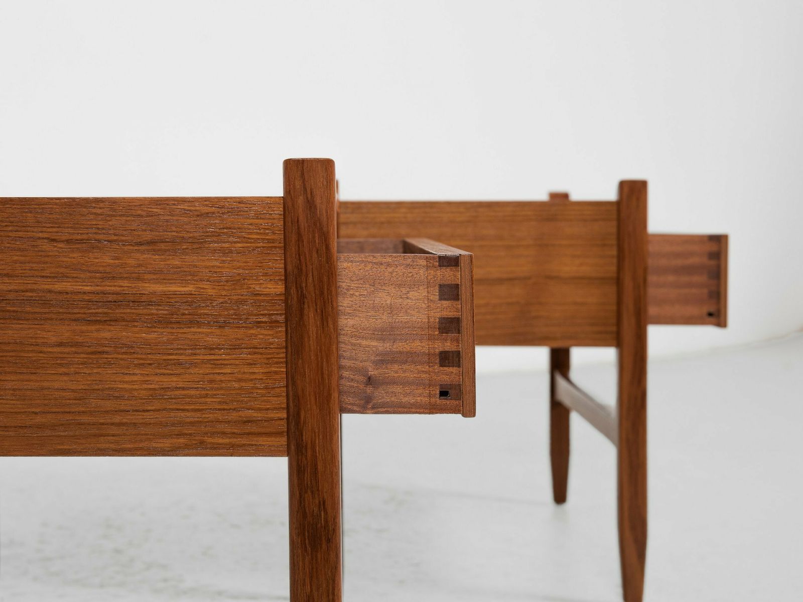 Midcentury Danish Pair Of Night Stands In Teak 1960s photo Furniture