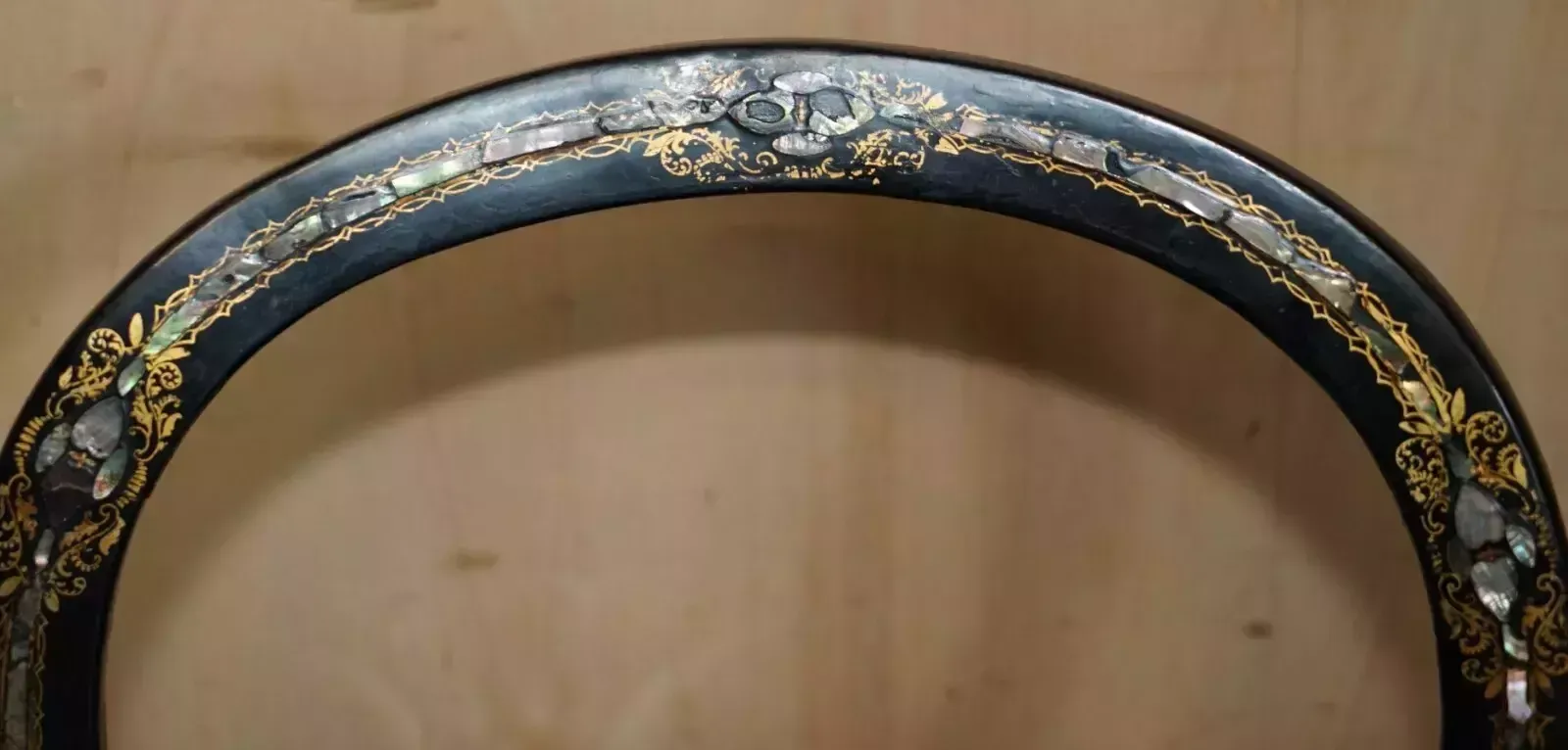 Four Fine And Antique Regency Bergere Mother Of Pearl Ebonised Side Chairs photo vinterior