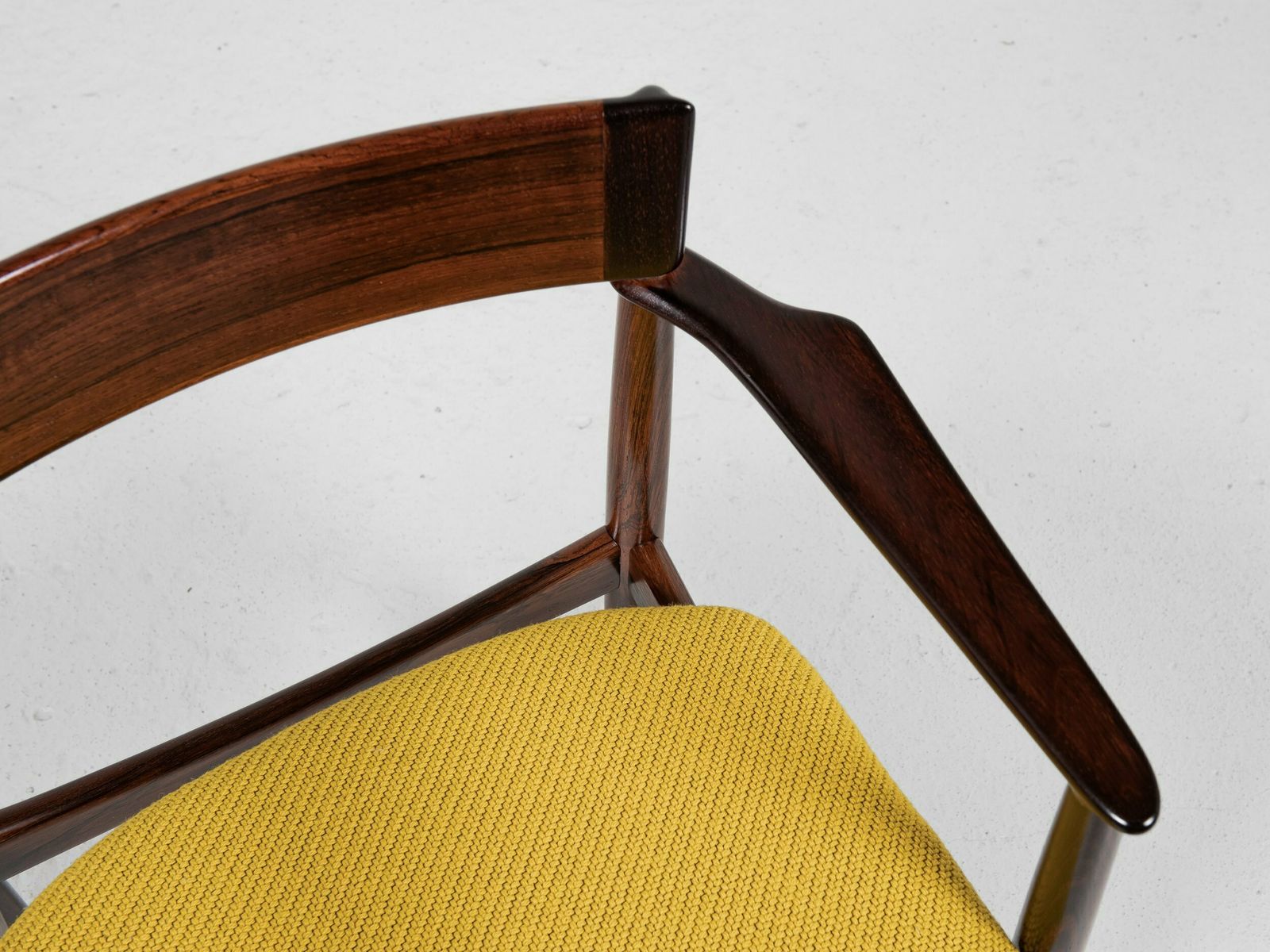 Midcentury Danish Chair With Armrests In Rosewood By Henry Rosengren Hansen For Brande Møbelindustri 1960s photo Furniture